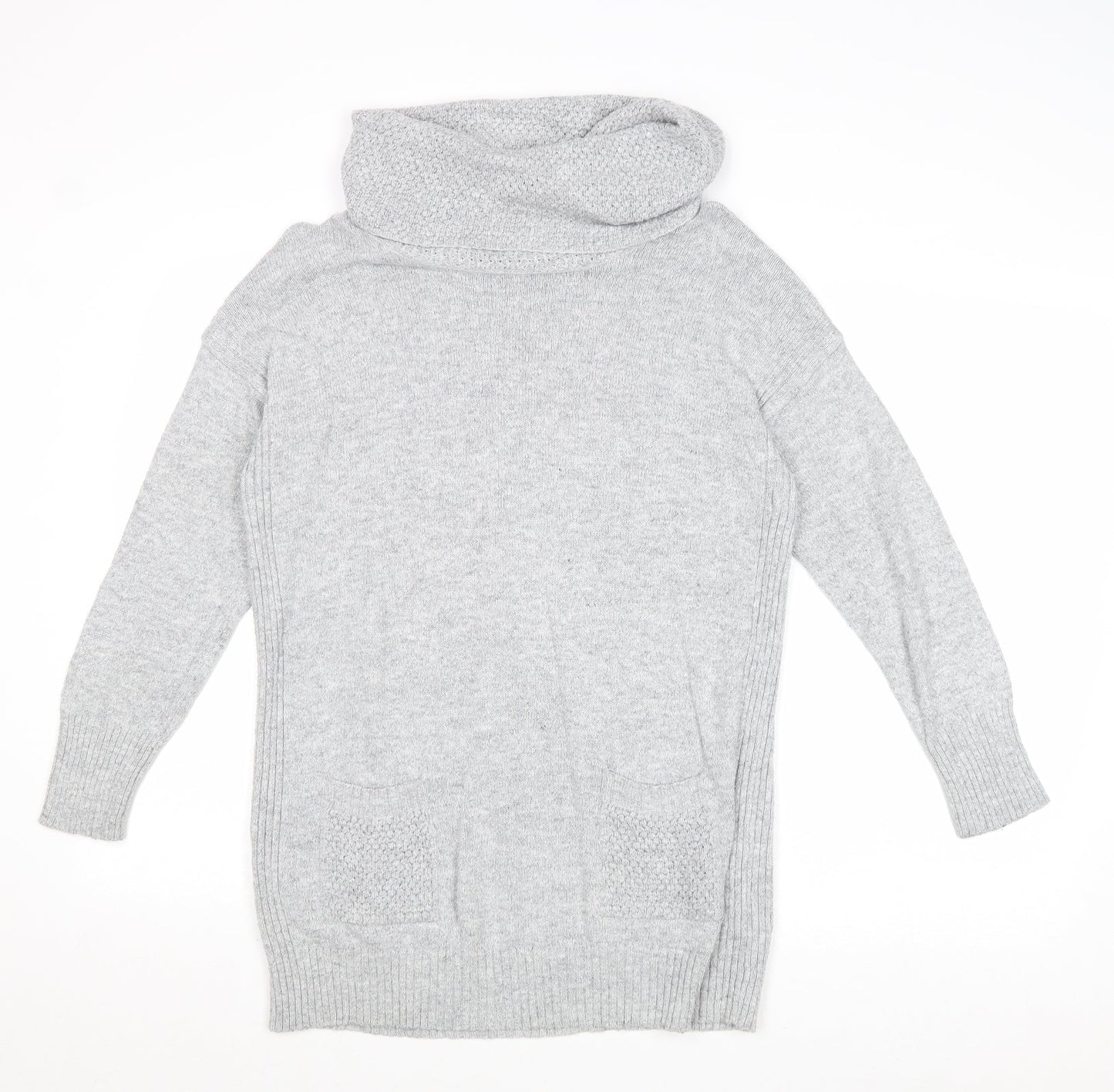 Womens UK Size 14 M&Co Grey Pullover Jumper