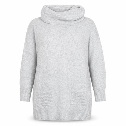 Womens UK Size 14 M&Co Grey Pullover Jumper