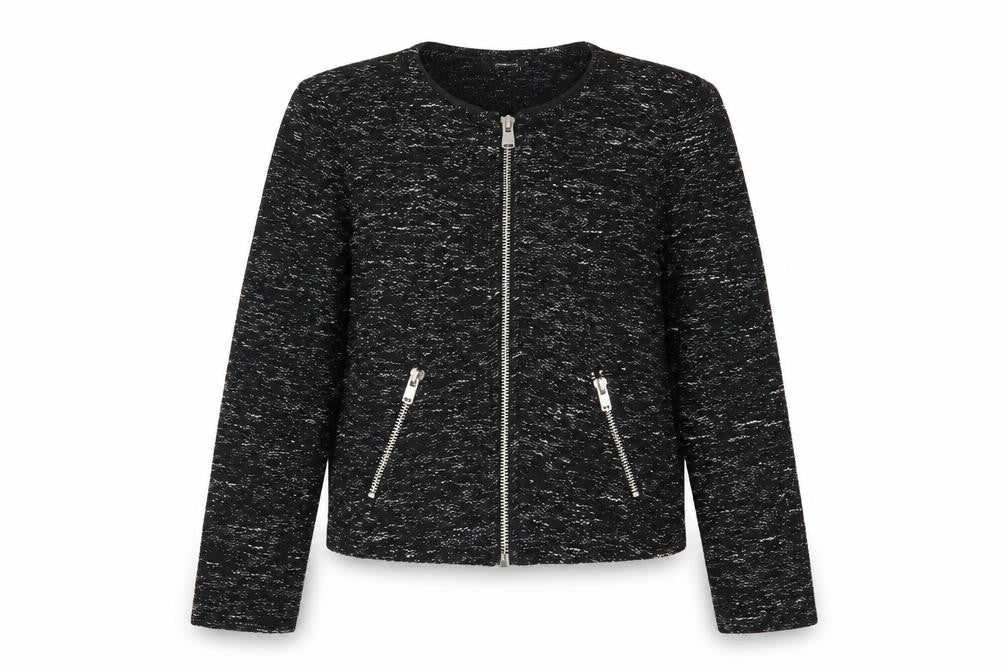 Gina Tricot Womens Black Jacket Blazer Size M Zip