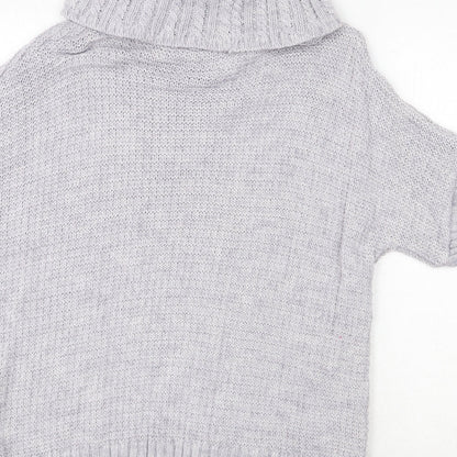Womens UK Size 16 Dorothy Perkins Grey Pullover Jumper