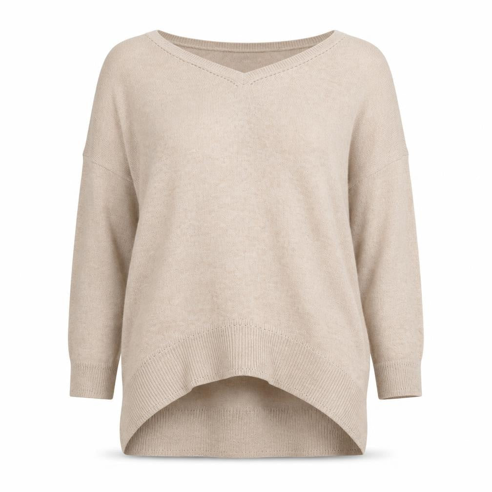Womens UK Size S Monsoon Beige Pullover Jumper