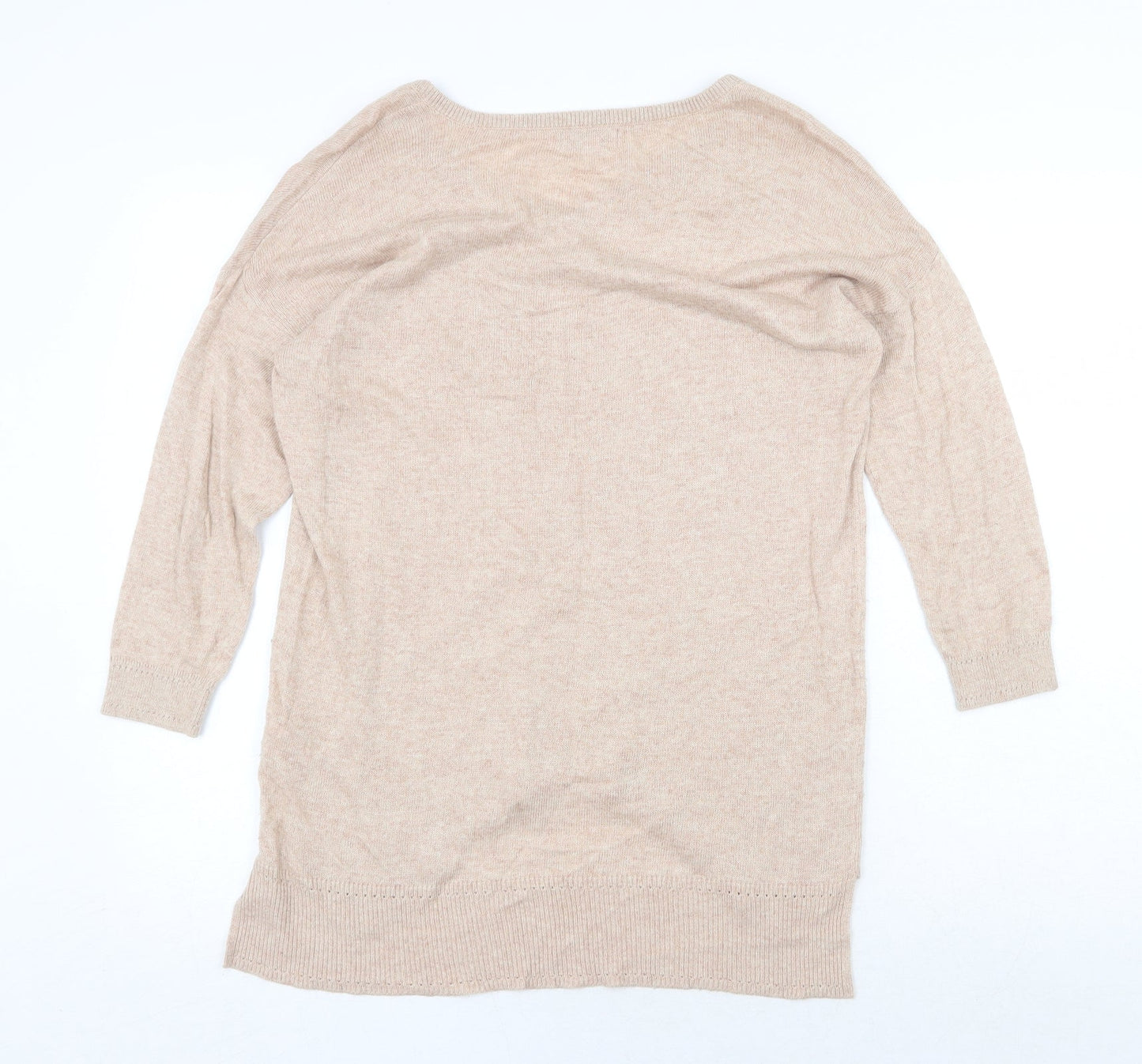 Womens UK Size S Monsoon Beige Pullover Jumper