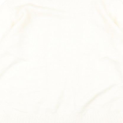 Womens UK Size 14 EWM White Pullover Jumper