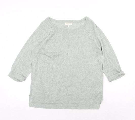 Womens UK Size S Monsoon Green Pullover Jumper