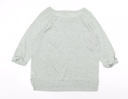 Womens UK Size S Monsoon Green Pullover Jumper