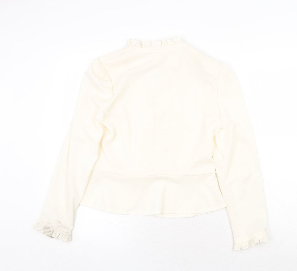 Ever Young Womens Ivory Jacket Blazer Size 16 Button