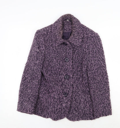 Womens UK Size 10 EWM Purple Jacket