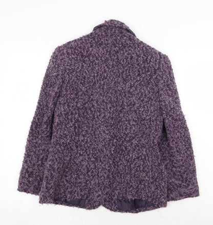 Womens UK Size 10 EWM Purple Jacket