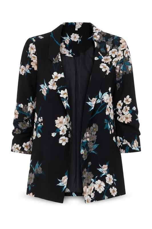 Womens UK Size 8 Peacocks Black Jacket