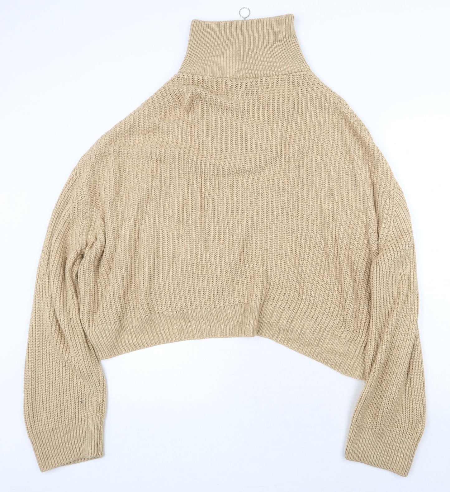 Womens UK Size L New Look Beige Pullover Jumper