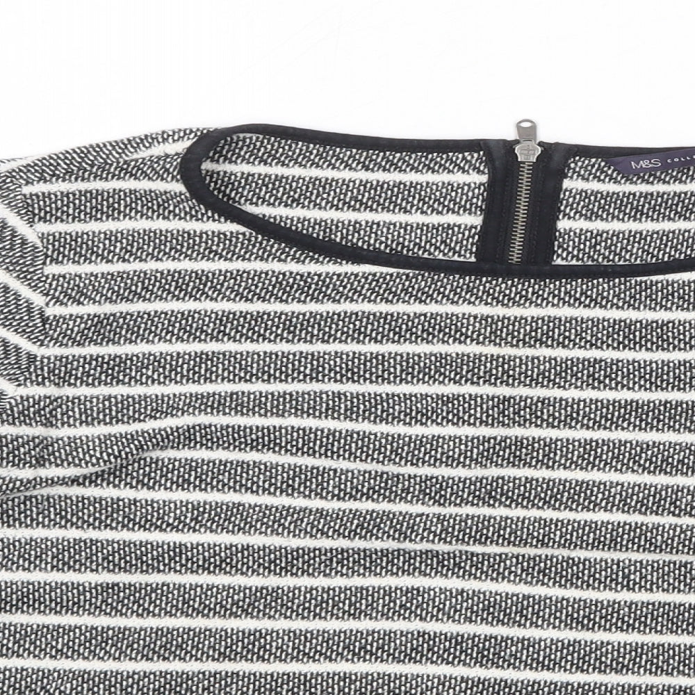 Womens UK Size 12 Marks and Spencer Grey Basic Blouse