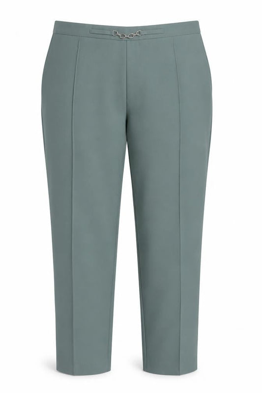 Womens UK Size 20 EWM Regular Fit  Green Trousers