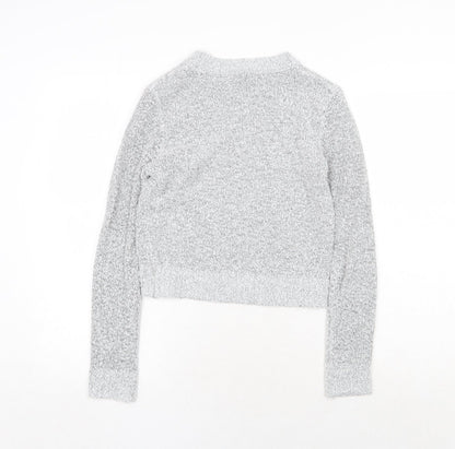 Womens UK Size XS H&M Grey Pullover Jumper