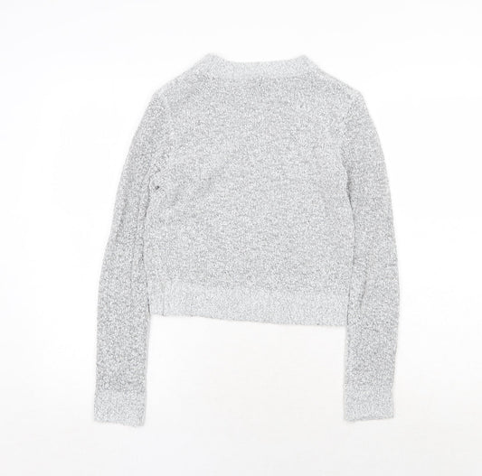 Womens UK Size XS H&M Grey Pullover Jumper