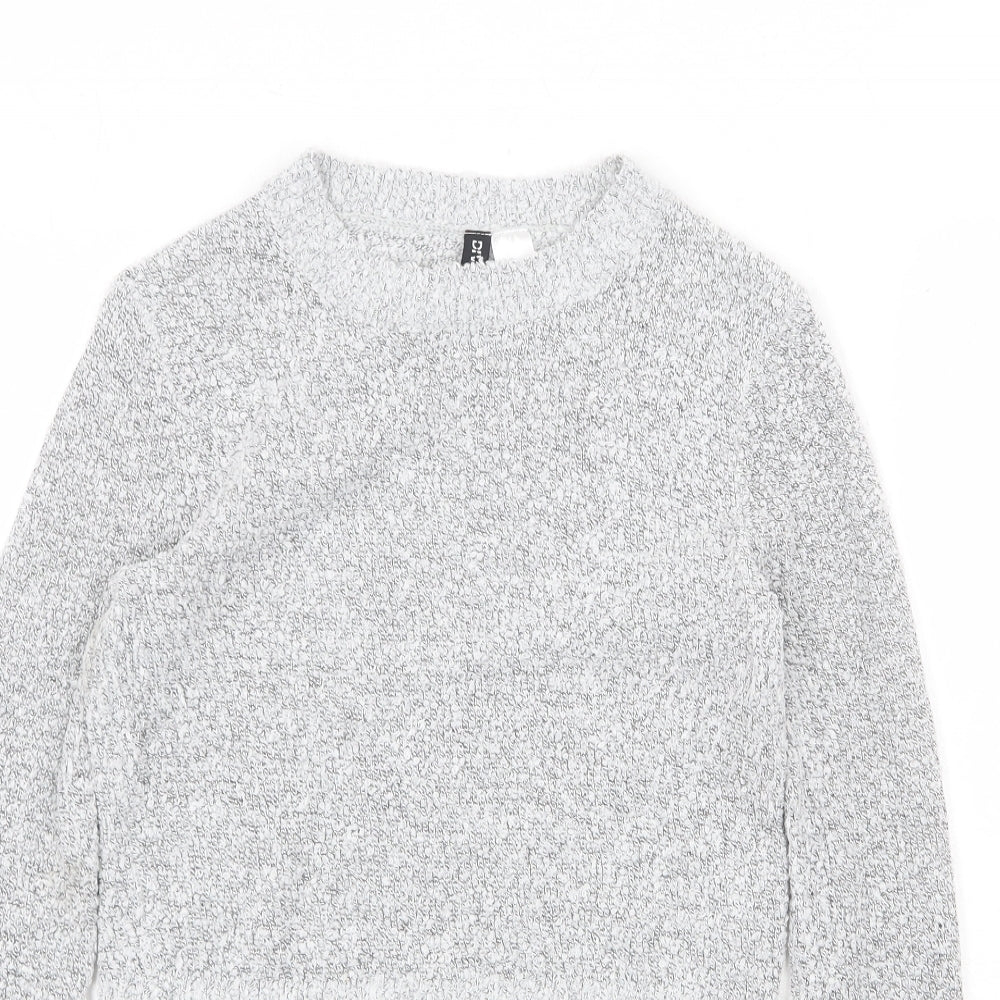 Womens UK Size XS H&M Grey Pullover Jumper