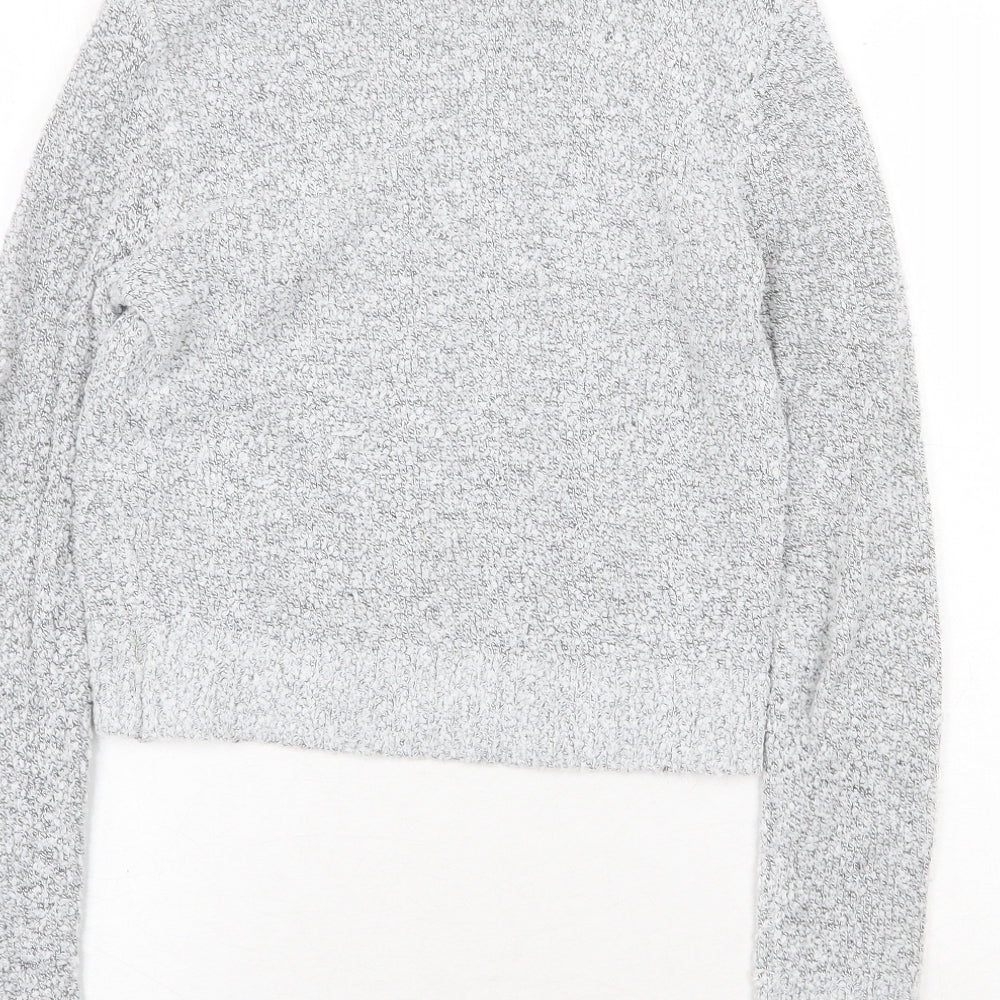 Womens UK Size XS H&M Grey Pullover Jumper