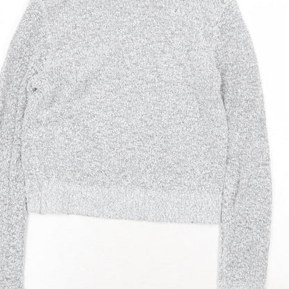 Womens UK Size XS H&M Grey Pullover Jumper