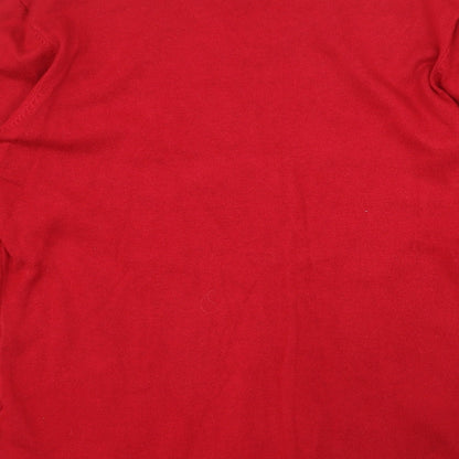 Womens UK Size L Anna Rose Red Pullover Jumper