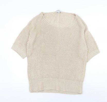 Womens UK Size L NEXT Beige Pullover Jumper