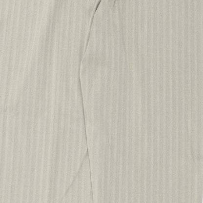 Womens UK Size 40 in South Regular Fit Dress Pants Beige Trousers
