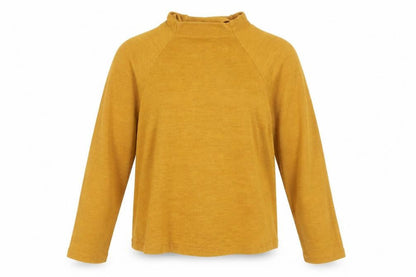 Womens UK Size S H&M Yellow Basic T-Shirt