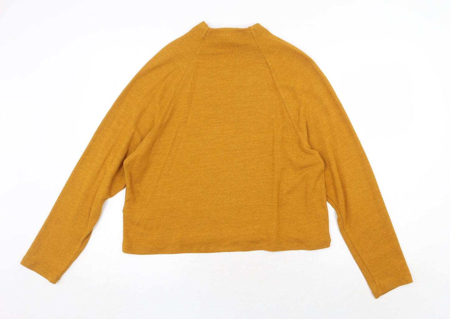 Womens UK Size S H&M Yellow Basic T-Shirt