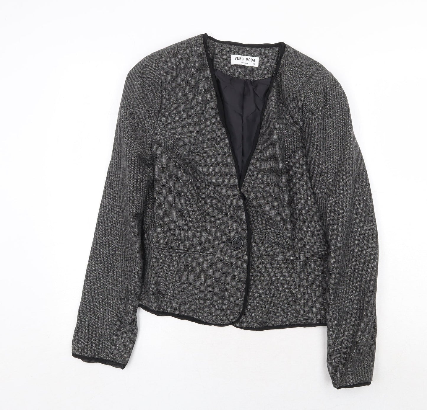Womens UK Size 12 Vera Moda Grey Jacket
