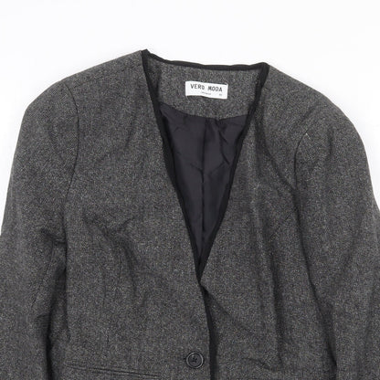 Womens UK Size 12 Vera Moda Grey Jacket