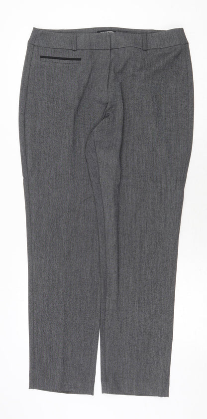 Womens UK Size 34 in Debenhams Regular Fit  Grey Trousers