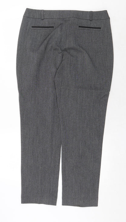 Womens UK Size 34 in Debenhams Regular Fit  Grey Trousers