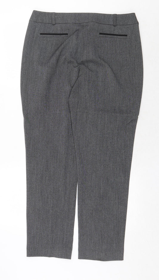 Womens UK Size 34 in Debenhams Regular Fit  Grey Trousers