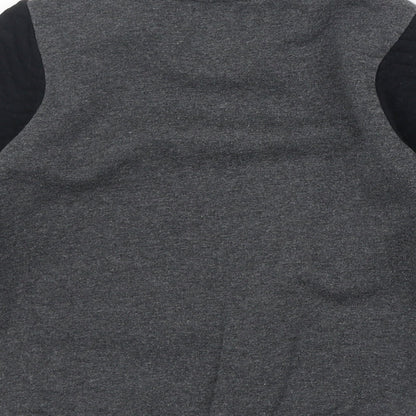 Mini V Boys Grey Cotton Pullover Sweatshirt Size 3-4 Years Pullover - Cool
