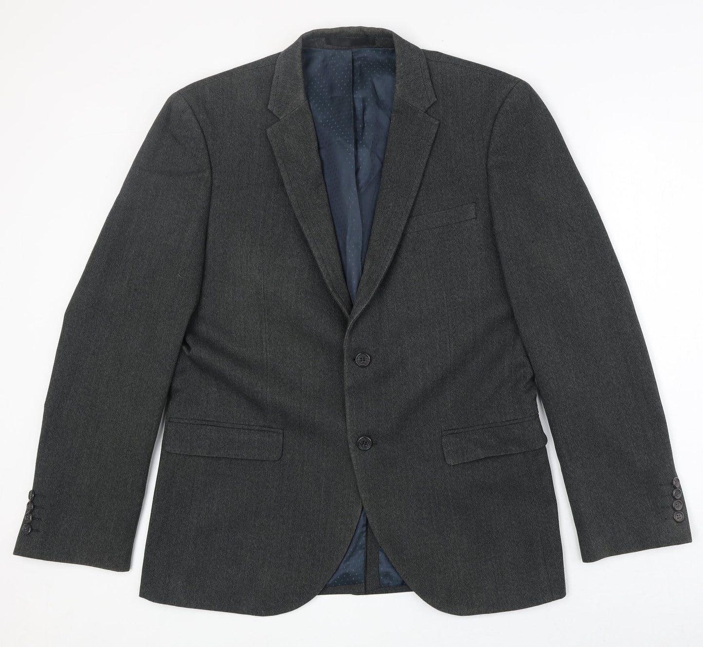 Mens UK Size 40 NEXT Regular Grey Suit Jacket