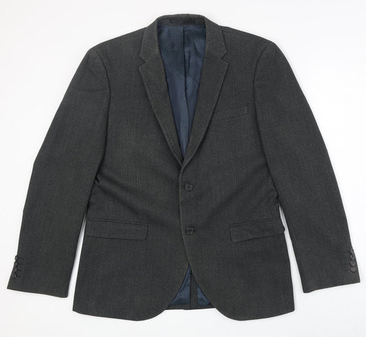 Mens UK Size 40 NEXT Regular Grey Suit Jacket