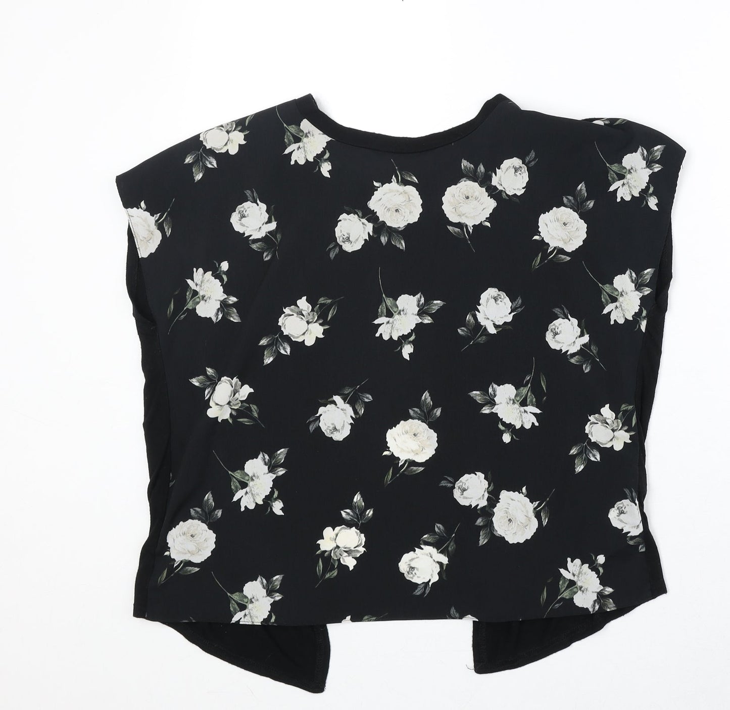 Womens UK Size 12 New Look Black Basic Blouse