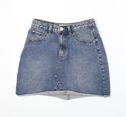 Womens UK Size 6 Denim & Co. A-Line Denim Skirt