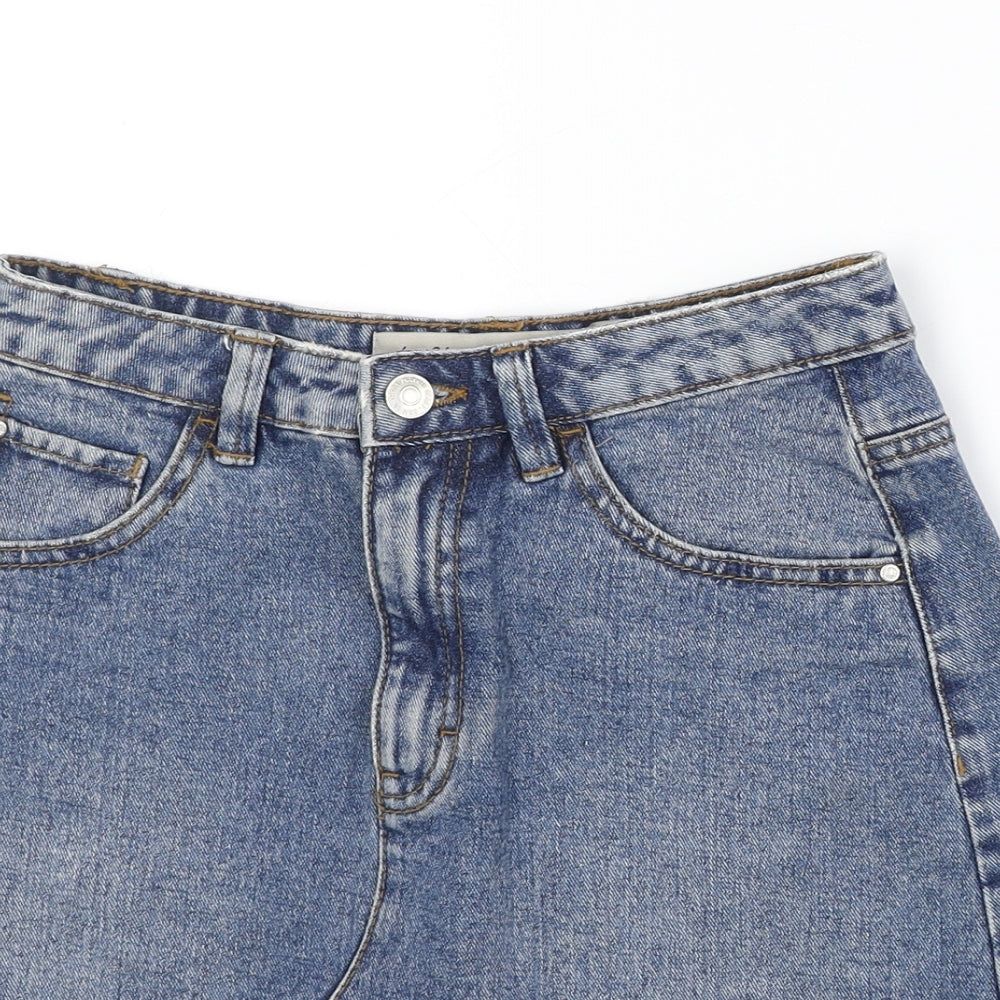 Womens UK Size 6 Denim & Co. A-Line Denim Skirt