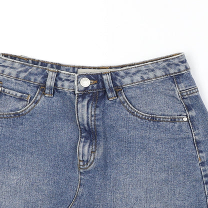 Womens UK Size 6 Denim & Co. A-Line Denim Skirt