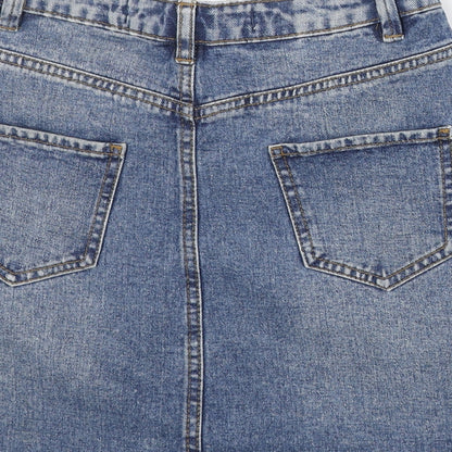 Womens UK Size 6 Denim & Co. A-Line Denim Skirt