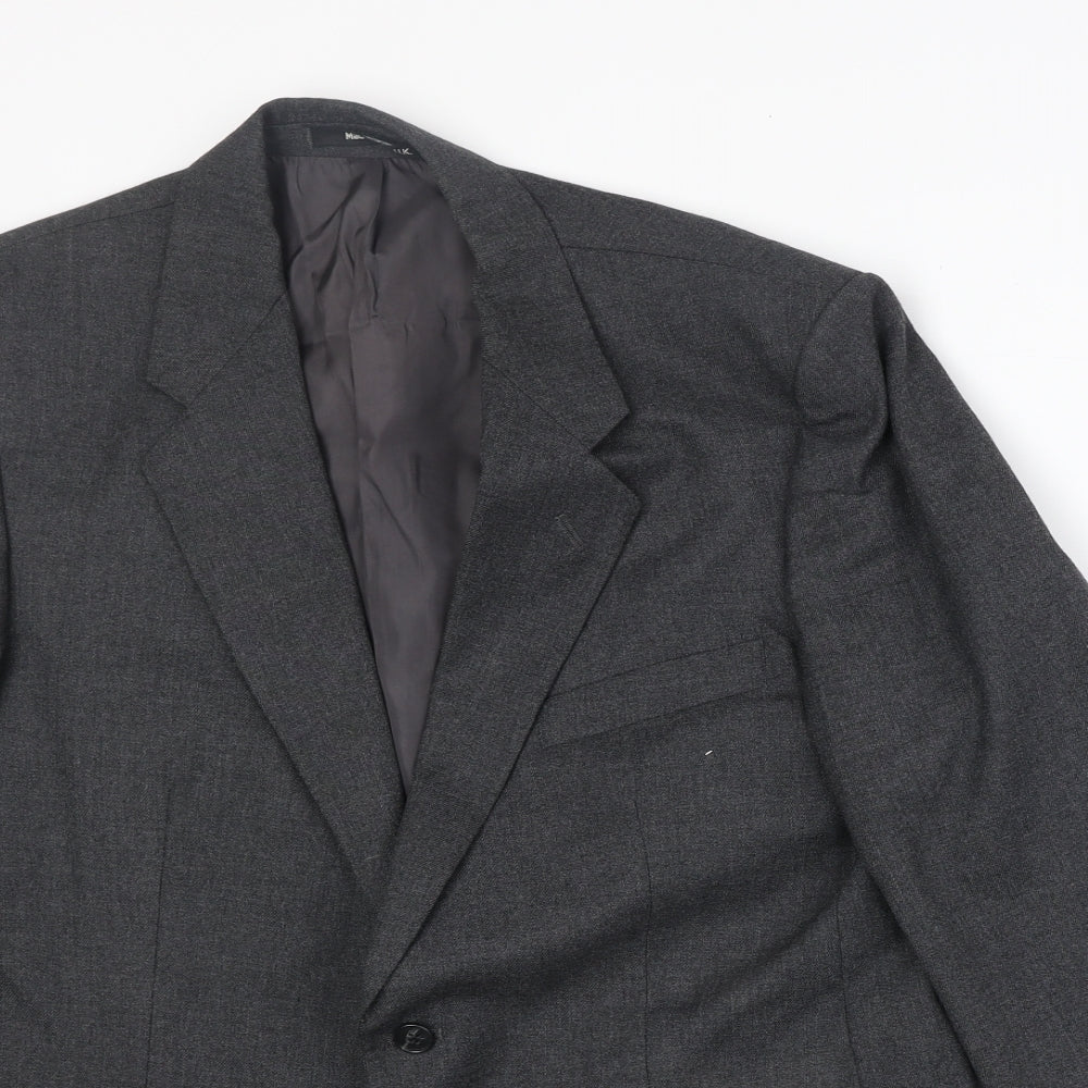Mens UK Size 42 Marks and Spencer Regular Grey Suit Jacket