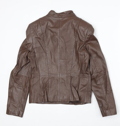 Gerry Weber Womens Brown Jacket Size 8 Button