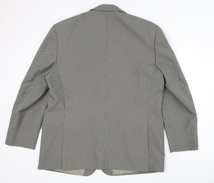 Mens UK Size 46 Simon Taylor Regular Beige Suit Jacket