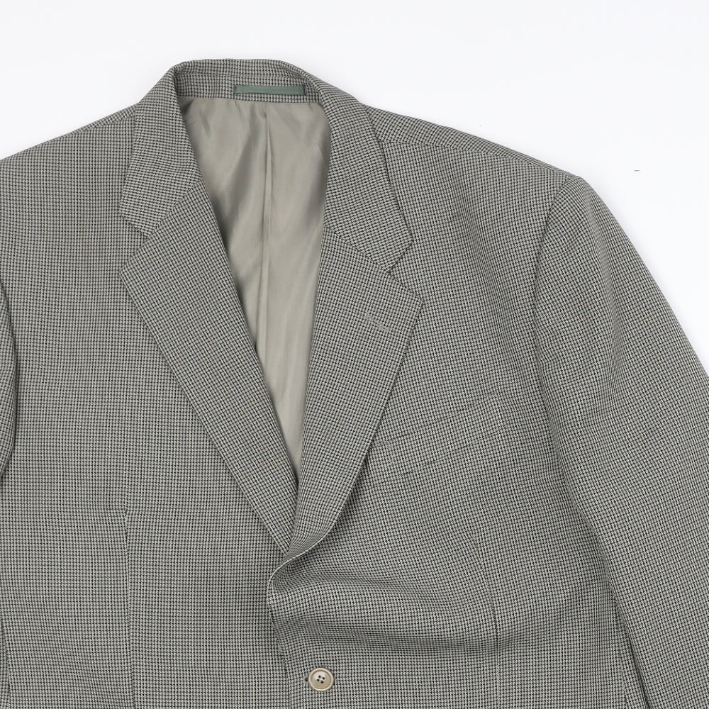 Mens UK Size 46 Simon Taylor Regular Beige Suit Jacket