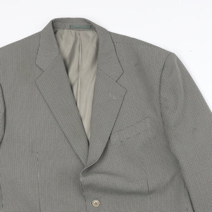 Mens UK Size 46 Simon Taylor Regular Beige Suit Jacket