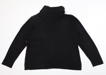 Womens UK Size M Bonmarché Purple Pullover Jumper
