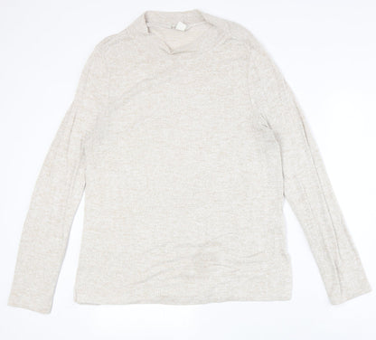 Womens UK Size M H&M Beige Pullover Jumper
