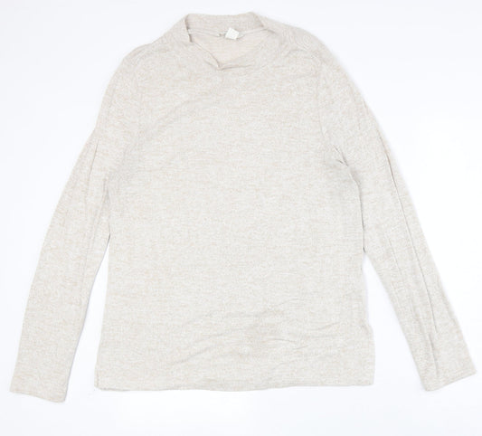 Womens UK Size M H&M Beige Pullover Jumper