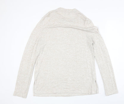 Womens UK Size M H&M Beige Pullover Jumper