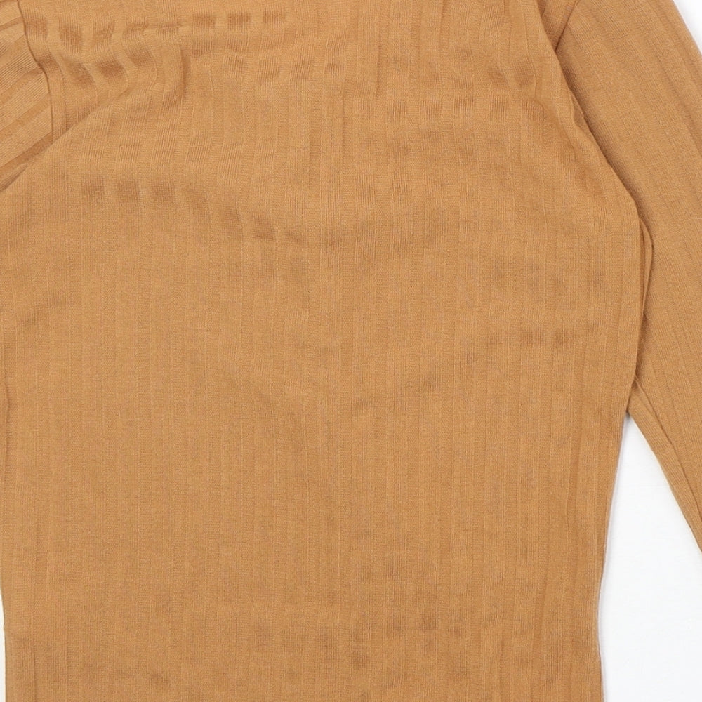 Womens UK Size S Pins & Needles Orange Basic Blouse