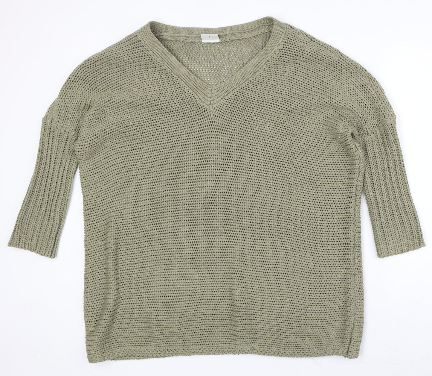 Womens UK Size M Noisy may Green Pullover Jumper